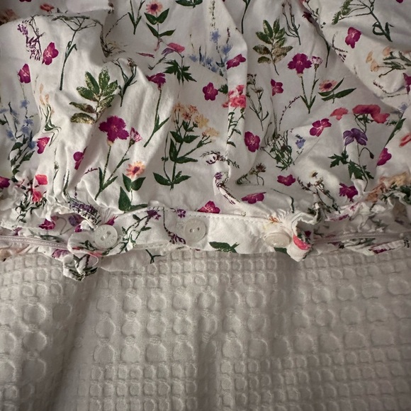 Luli & Me Floral Smocked Floral Bubble 6mo - Picture 4 of 6